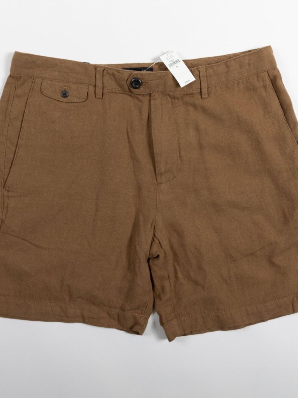 NWT LOT 4 Banana Republic Men's Size 33 Linen-Blend Slim Fit Shorts 7" Inseam - Picture 7 of 9
